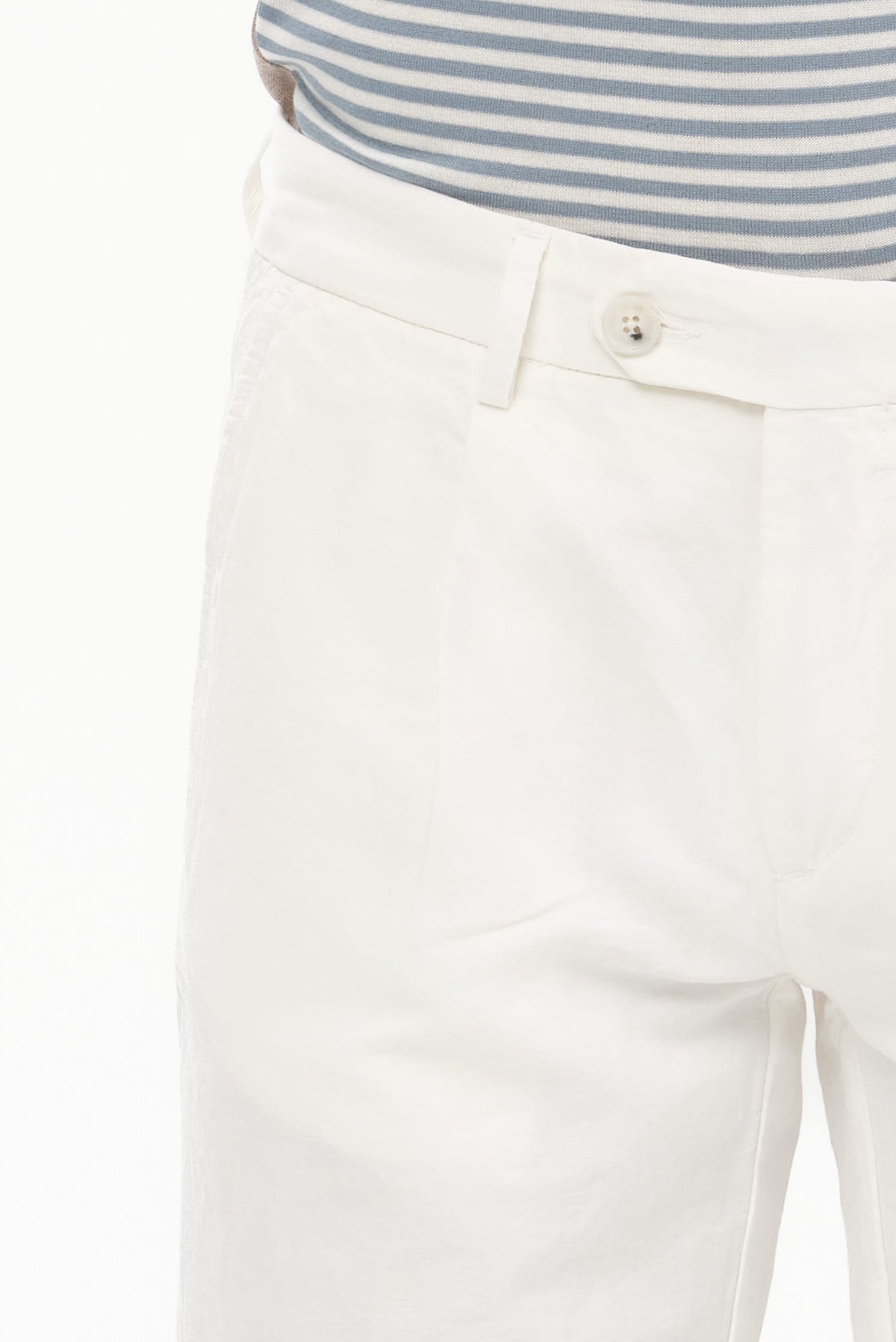ΑΝΔΡΙΚΗ ΛΕΥΚΗ CHINOS ΒΕΡΜΟΥΔΑ PORTOBELLO'S ΜΕ ΠΙΕΤΕΣ REGULAR FIT