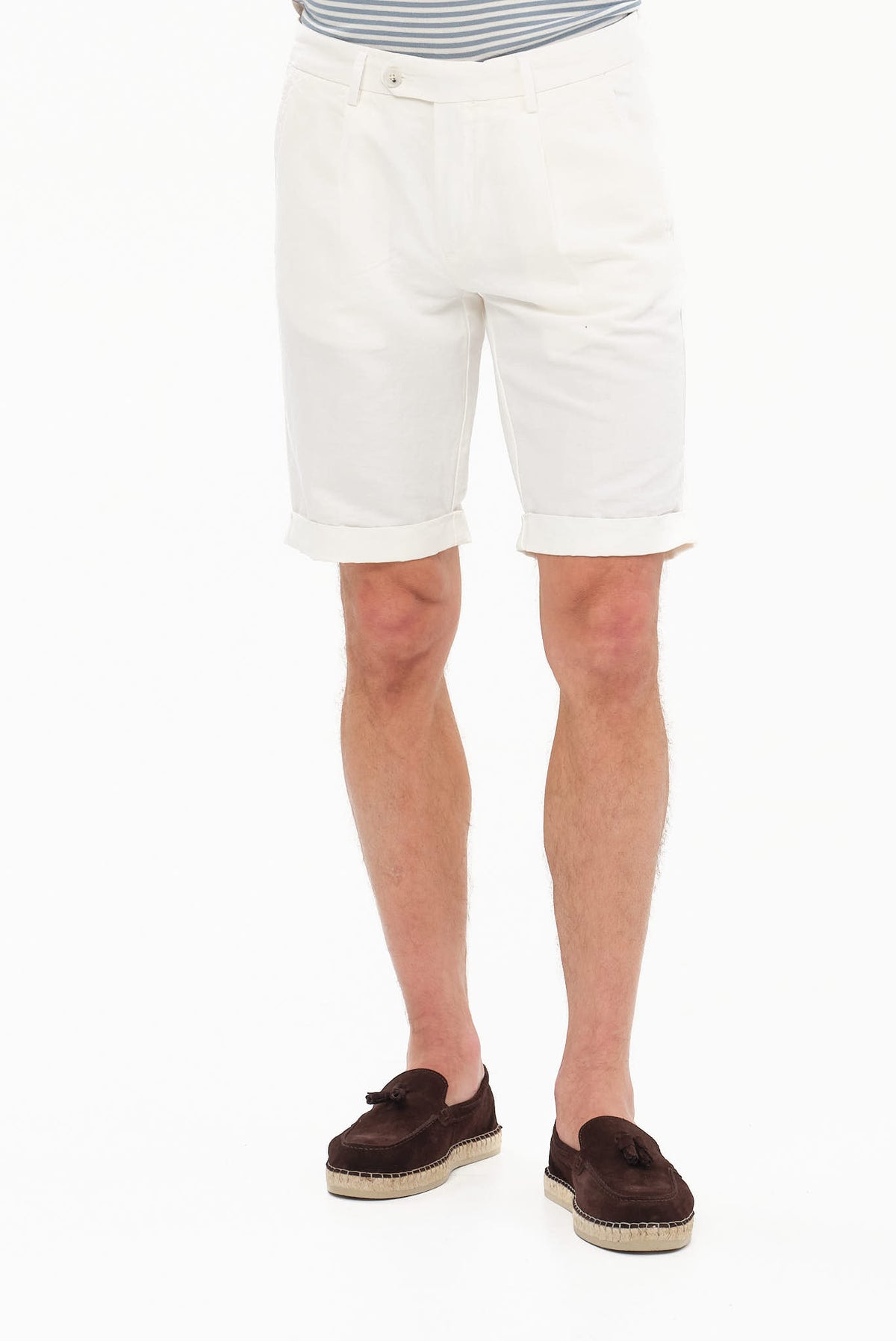 ΑΝΔΡΙΚΗ ΛΕΥΚΗ CHINOS ΒΕΡΜΟΥΔΑ PORTOBELLO'S ΜΕ ΠΙΕΤΕΣ REGULAR FIT