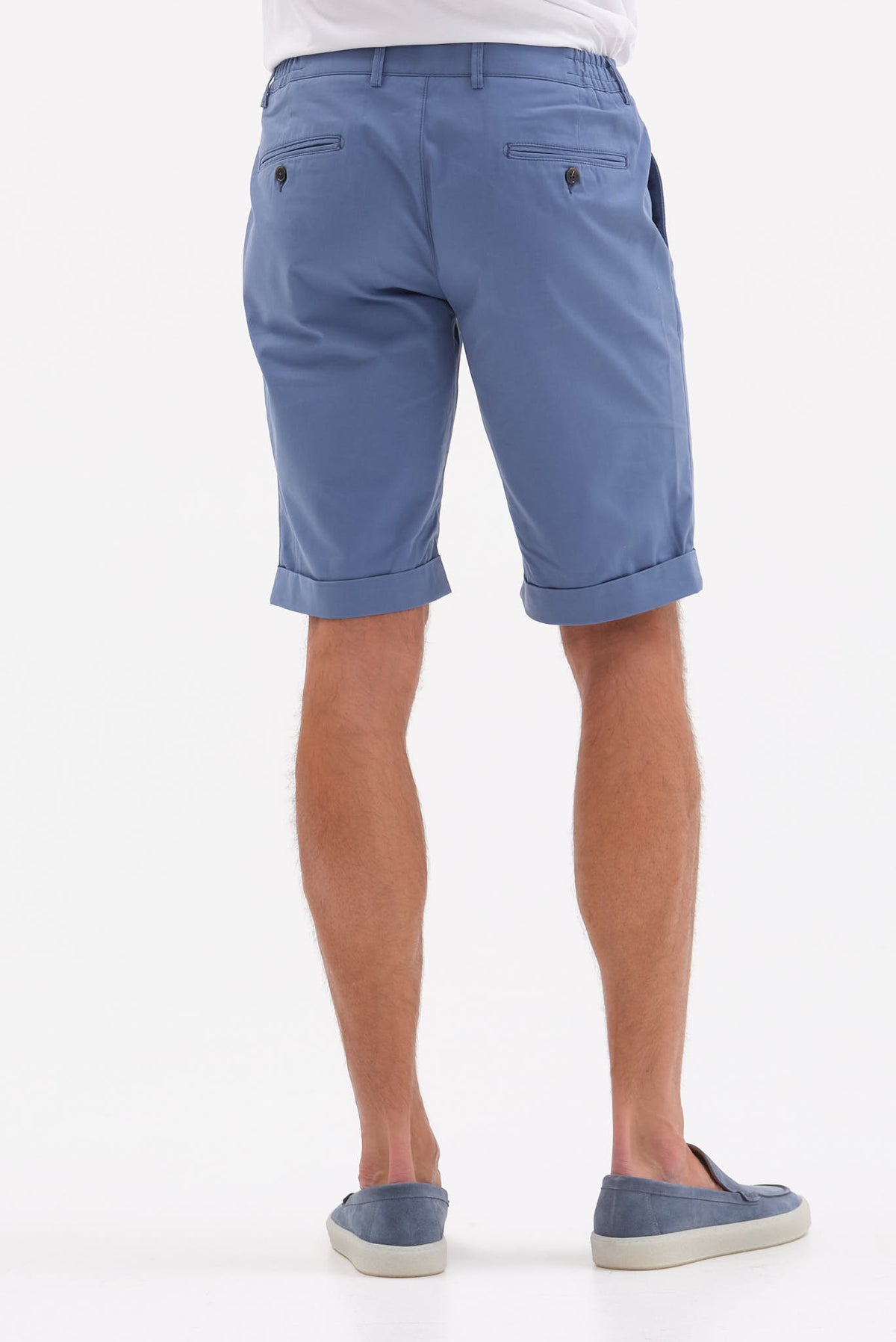 ΑΝΔΡΙΚΗ ΡΑΦ ΒΕΡΜΟΥΔΑ CHINOS PORTOBELLO'S ME ΛΑΣΤIXO KAI ΠΙΕΤΑ REGULAR FIT
