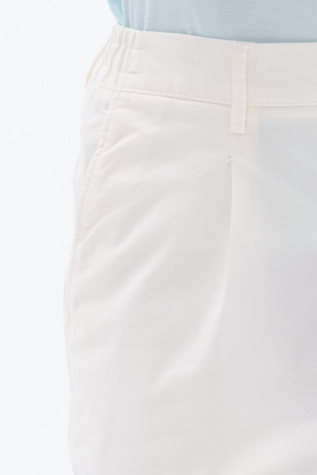 ΑΝΔΡΙΚΗ ΛΕΥΚΗ ΒΕΡΜΟΥΔΑ CHINOS PORTOBELLO'S ME ΛΑΣΤIXO KAI ΠΙΕΤΑ REGULAR FIT