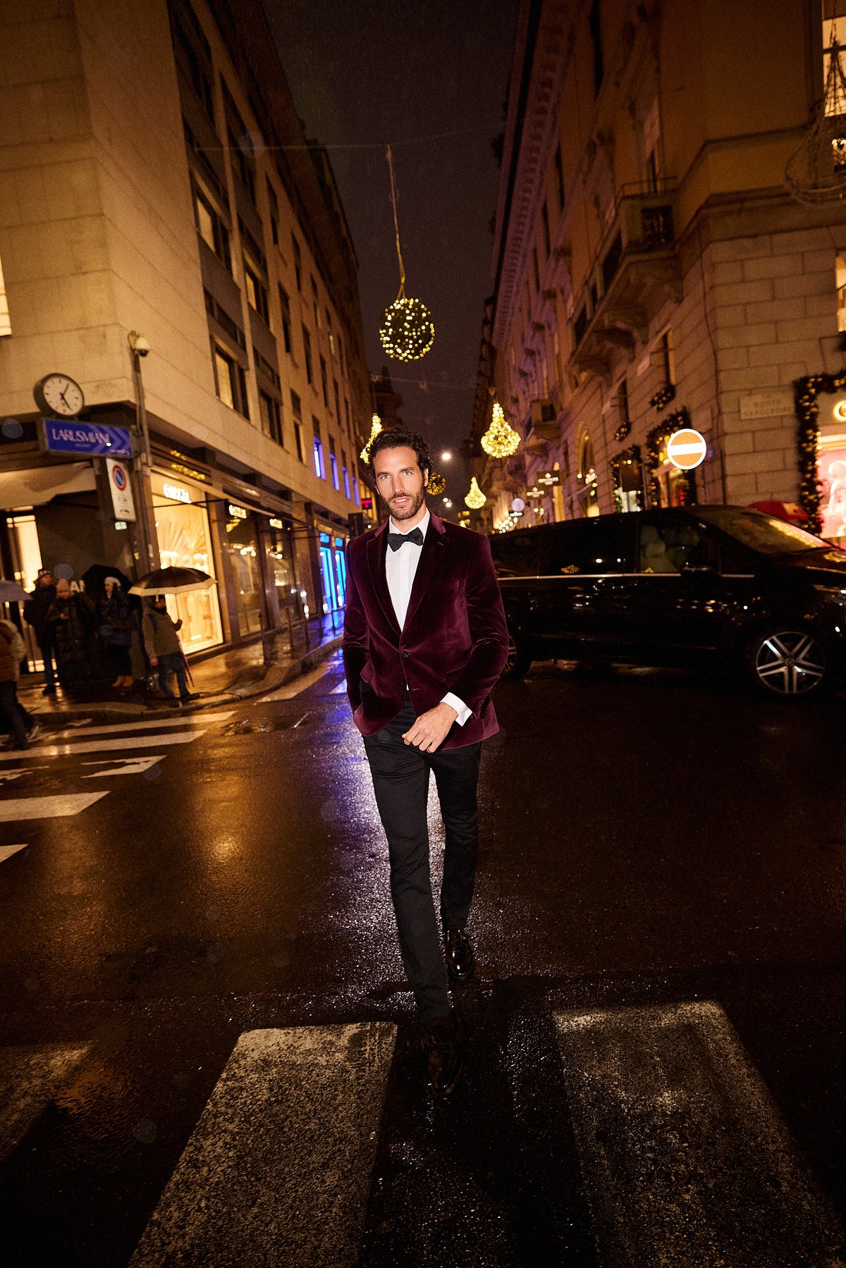 ΑΝΔΡΙΚΟ ΜΠΟΡΝΤΟ ΒΕΛΟΥΔΙΝΟ ΣΑΚΑΚΙ SLIM FIT