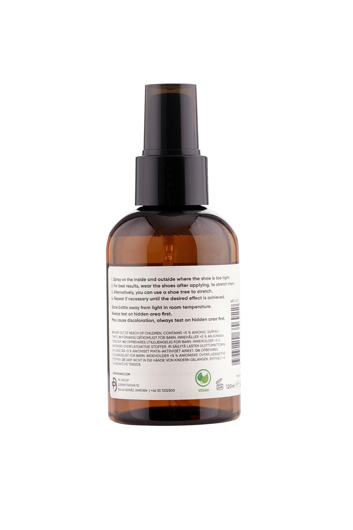 Shoe Stretch 120ml Spray Springyard