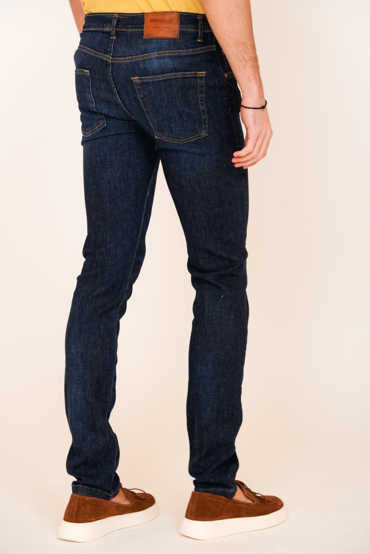 ΑΝΔΡΙΚΟ JEAN PORTOBELLO'S SLIM FIT ΣΕ ΑΠΟΧΡΩΣΗ ΜΠΛΕ ΣΚΟΥΡΟ