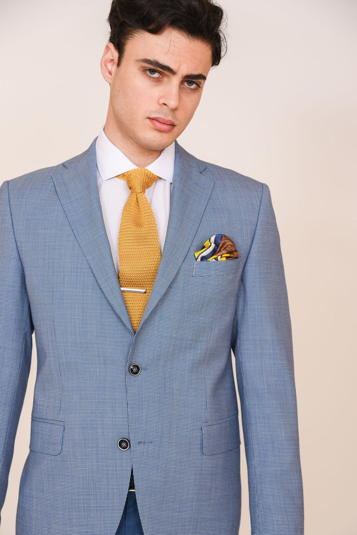 ΑΝΔΡΙΚΟ ΣΑΚΑΚΙ PORTOBELLO’S ΣΕ ΣΙΕΛ ΑΠΟΧΡΩΣΗ ΜΕ ΠΤΙ ΚΑΡΟ ΣΧΕΔΙΟ ΚΑΙ ΥΦΑΣΜΑ ΤΗΣ MARLANE