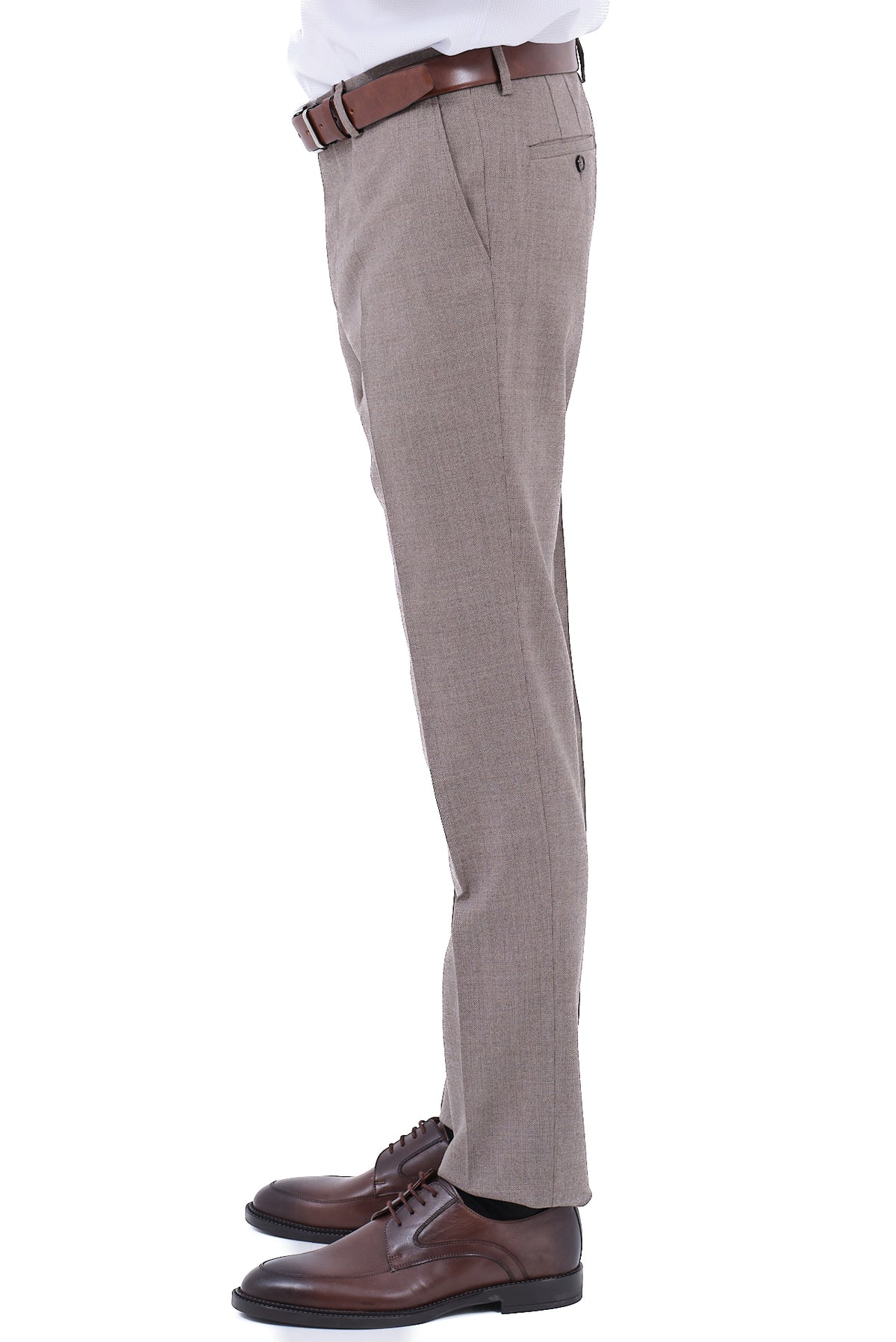 ΑΝΔΡΙΚΟ ΚΟΣΤΟΥΜΙ ΜΠΕΖ ΚΑΦΕ PORTOBELLO'S ΑΠΟ 100% ΜΑΛΛΙ SLIM FIT