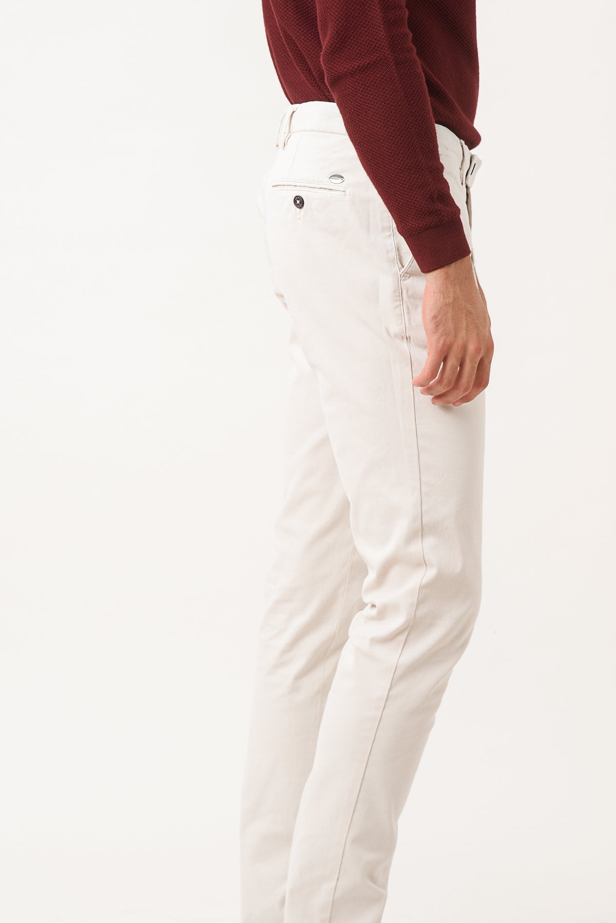 ΑΝΔΡΙΚΟ ΠΑΝΤΕΛΟΝΙ CHINOS PORTOBELLO'S ΣΕ ΕΚΡΟΥ ΧΡΩΜΑ SLIM FIT