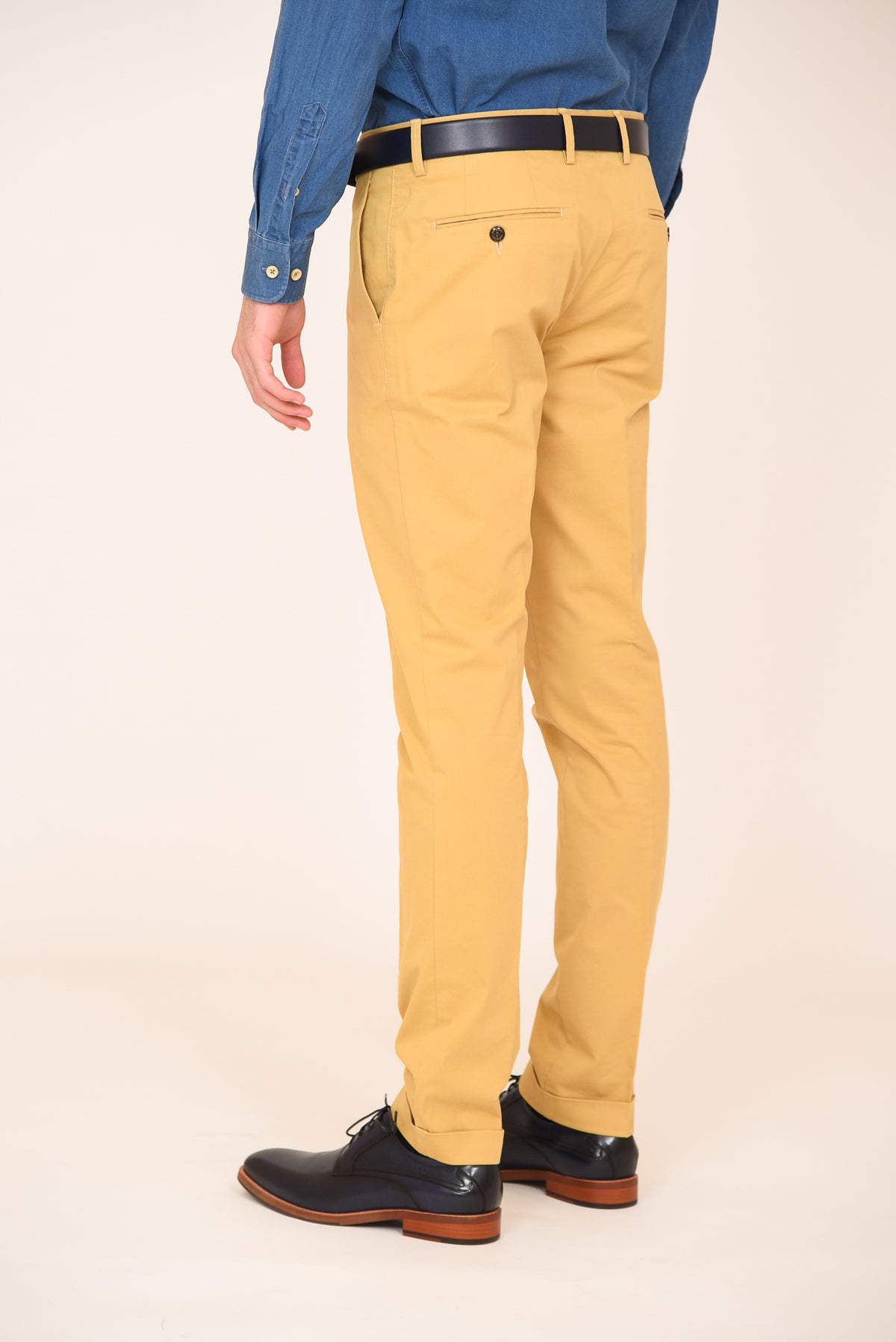 ΑΝΔΡΙΚΟ ΠΑΝΤΕΛΟΝΙ CHINOS PORTOBELLO'S ΜΟΥΣΤΑΡΔΙ SLIM FIT