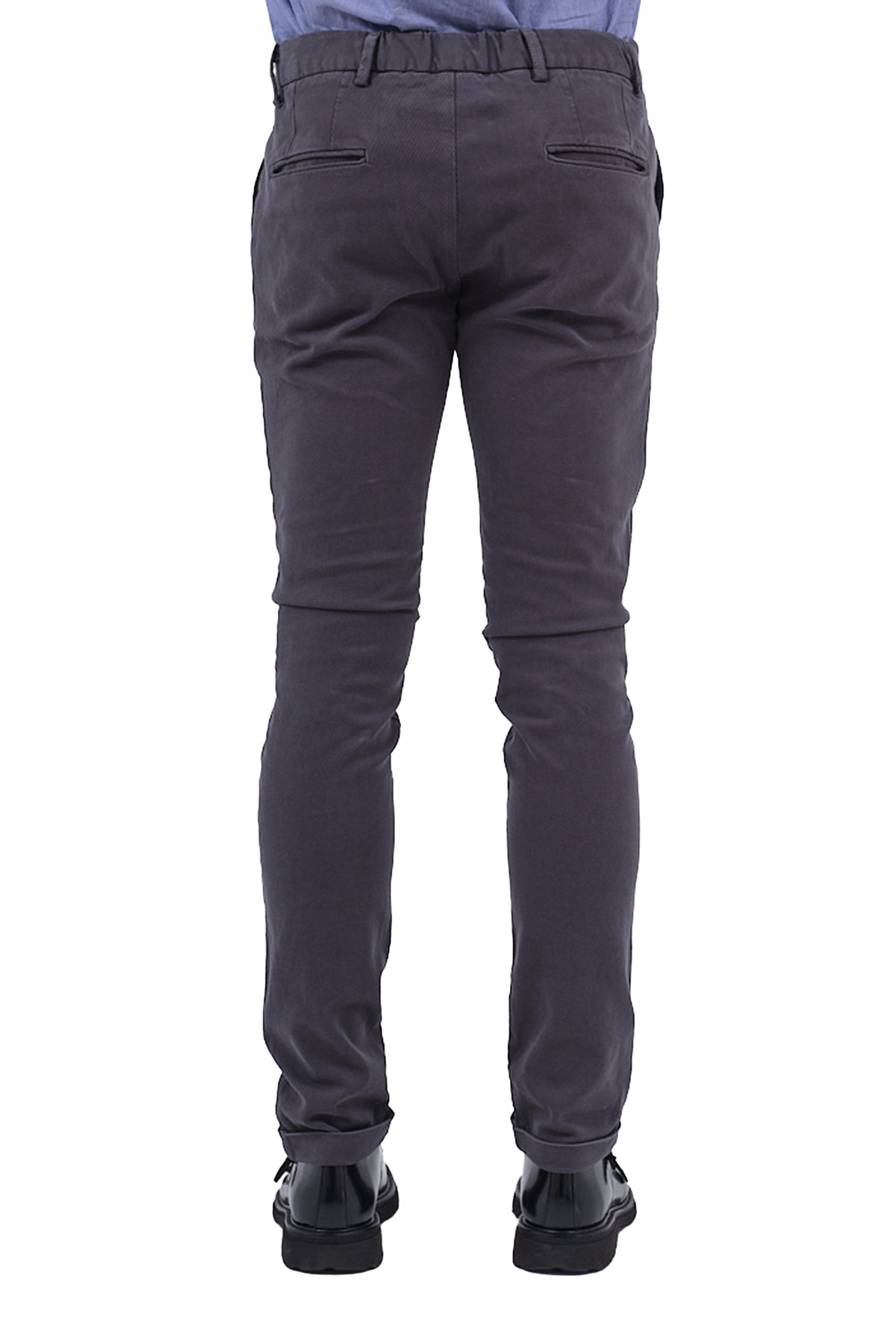 ΑΝΔΡΙΚΟ ΓΚΡΙ ΣΚΟΥΡΟ ΠΑΝΤΕΛΟΝΙ CHINOS ΜΕ ΠΙΕΤΑ PORTOBELLO'S SLIM FIT