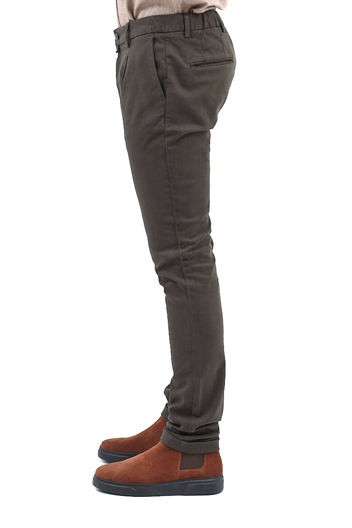 ΑΝΔΡΙΚΟ ΠΡΑΣΙΝΟ ΠΑΝΤΕΛΟΝΙ CHINOS ΜΕ ΠΙΕΤΑ PORTOBELLO'S SLIM FIT