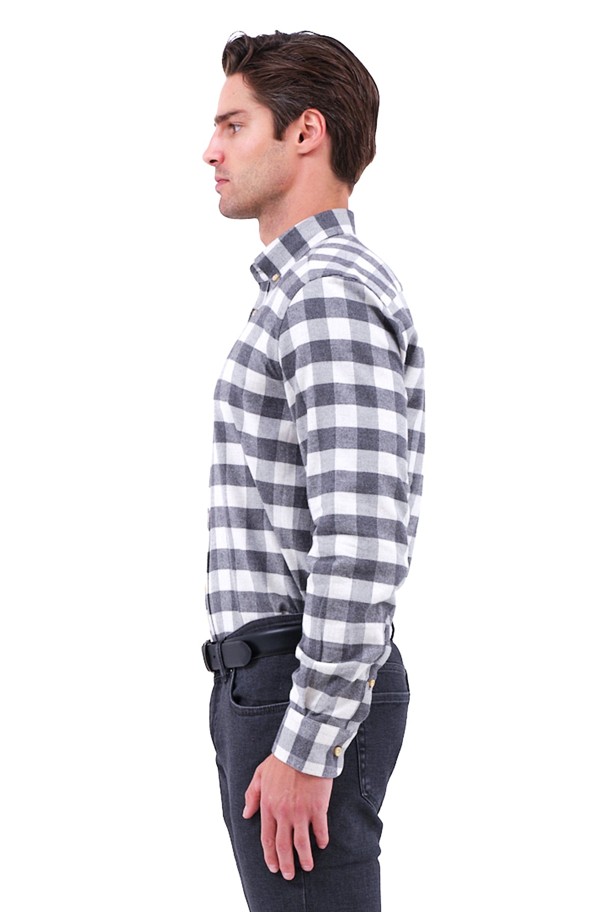ΑΝΔΡΙΚΟ ΠΟΥΚΑΜΙΣΟ ΦΑΝΕΛΑ ΚΑΡΟ PORTOBELLO'S ΜΕ BUTTON DOWN ΓΙΑΚΑ REGULAR FIT