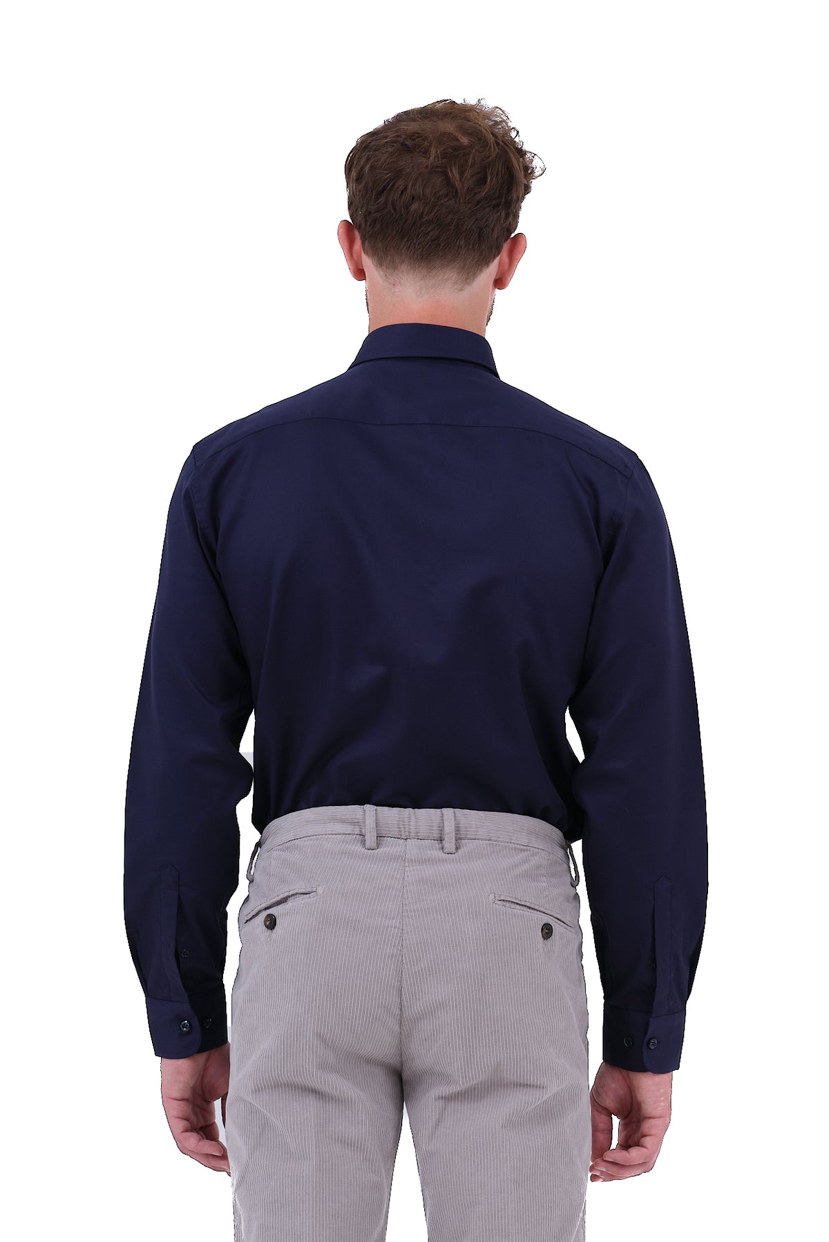 ΑΝΔΡΙΚΟ ΠΟΥΚΑΜΙΣΟ ΣΚΟΥΡΟ ΜΠΛΕ PORTOBELLO'S ΜΕ BUTTON DOWN ΓΙΑΚΑ