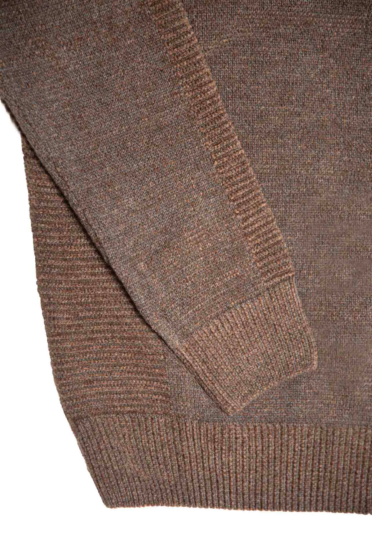 ΑΝΔΡΙΚΟ ROUND NECK ΠΟΥΛΟΒΕΡ ΚΑΦΕ PORTOBELLO'S ΜΕ ΜΙΚΡΟΣΧΕΔΙΟ