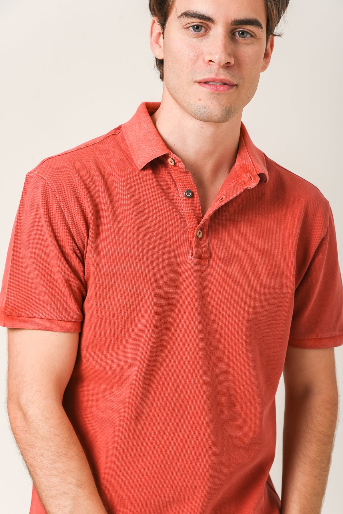 ΑΝΔΡΙΚΟ POLO PORTOBELLO'S ΚΕΡΑΜΙΔΙ ΠΛΥΜΕΝΟ REGULAR FIT