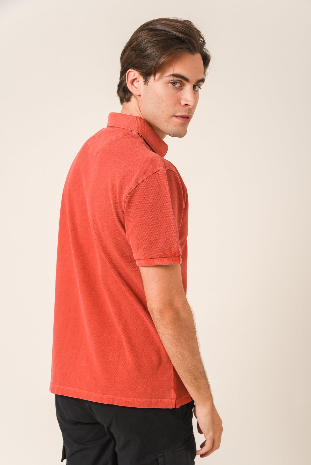 ΑΝΔΡΙΚΟ POLO PORTOBELLO'S ΚΕΡΑΜΙΔΙ ΠΛΥΜΕΝΟ REGULAR FIT