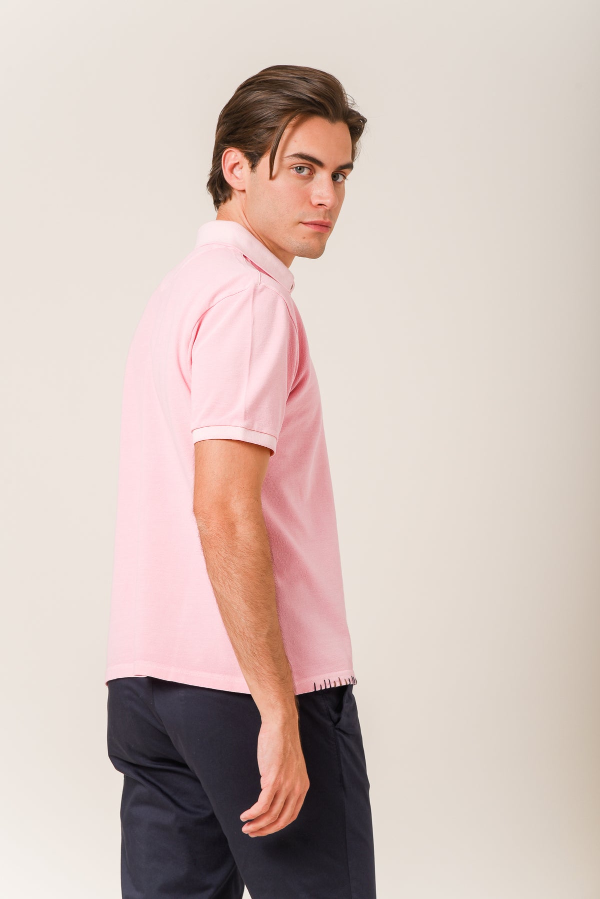 ΑΝΔΡΙΚΟ POLO PORTOBELLO'S ΡΟΖ ΠΛΥΜΕΝΟ REGULAR FIT