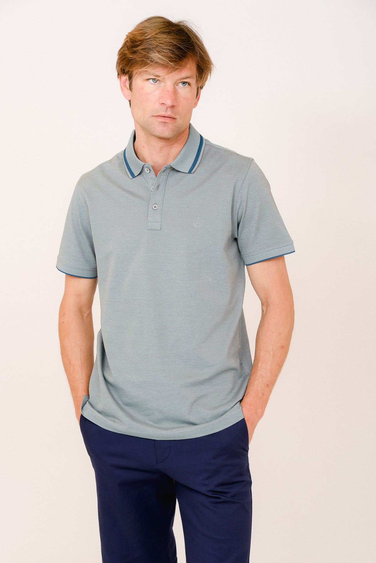 ΑΝΔΡΙΚΟ POLO PORTOBELLO'S ΜΕΝΤΑ ΜΕ ΜΠΛΕ RAF ΛΕΠΤΟΜΕΡΕΙΕΣ