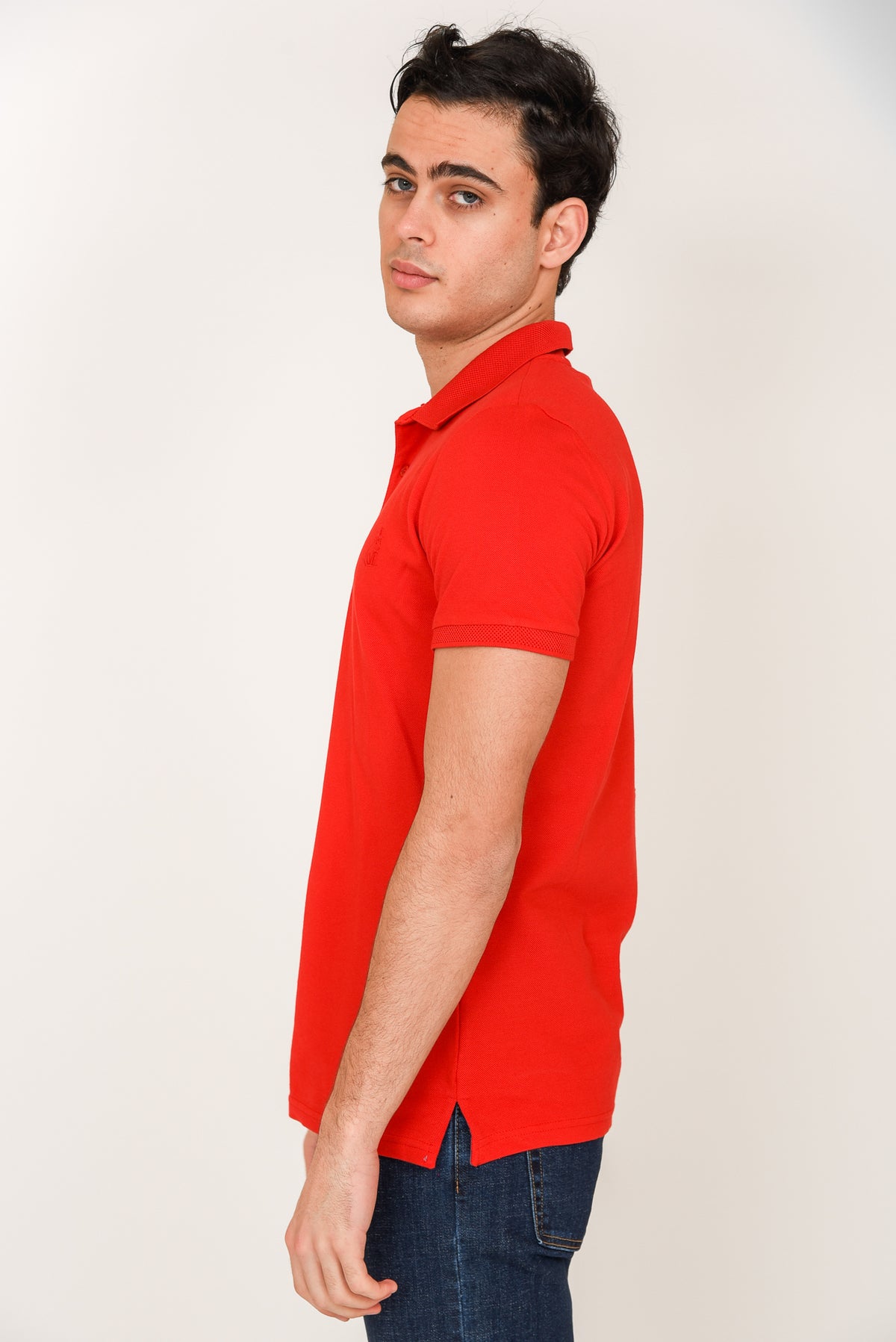 ΑΝΔΡΙΚΟ POLO LES GENT'S ΚΟΚΚΙΝΟ ΜΟΝΟΧΡΩΜΟ REGULAR FIT