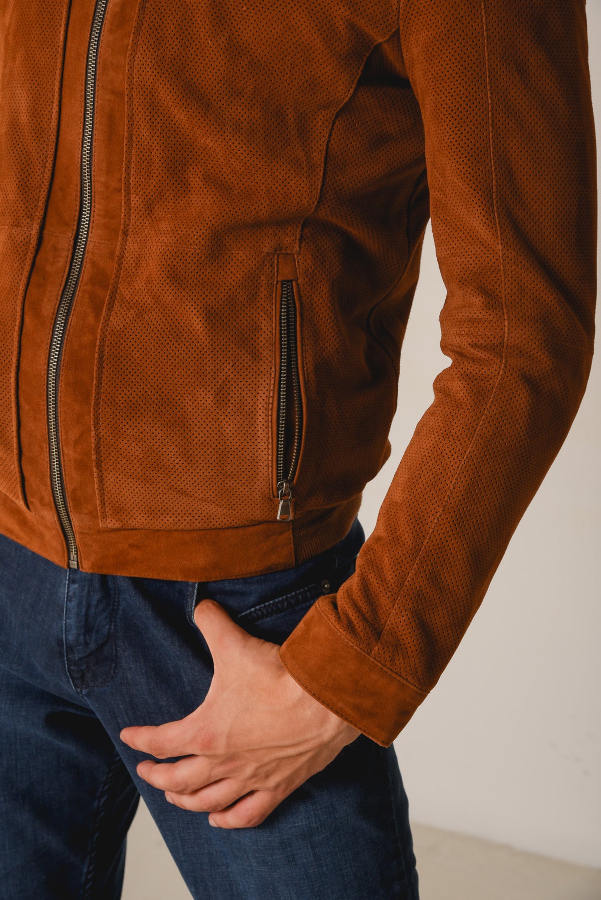 ΑΝΔΡΙΚΟ GOAT SUEDE JACKET PORTOBELLO'S ΚΑΜΗΛΟ