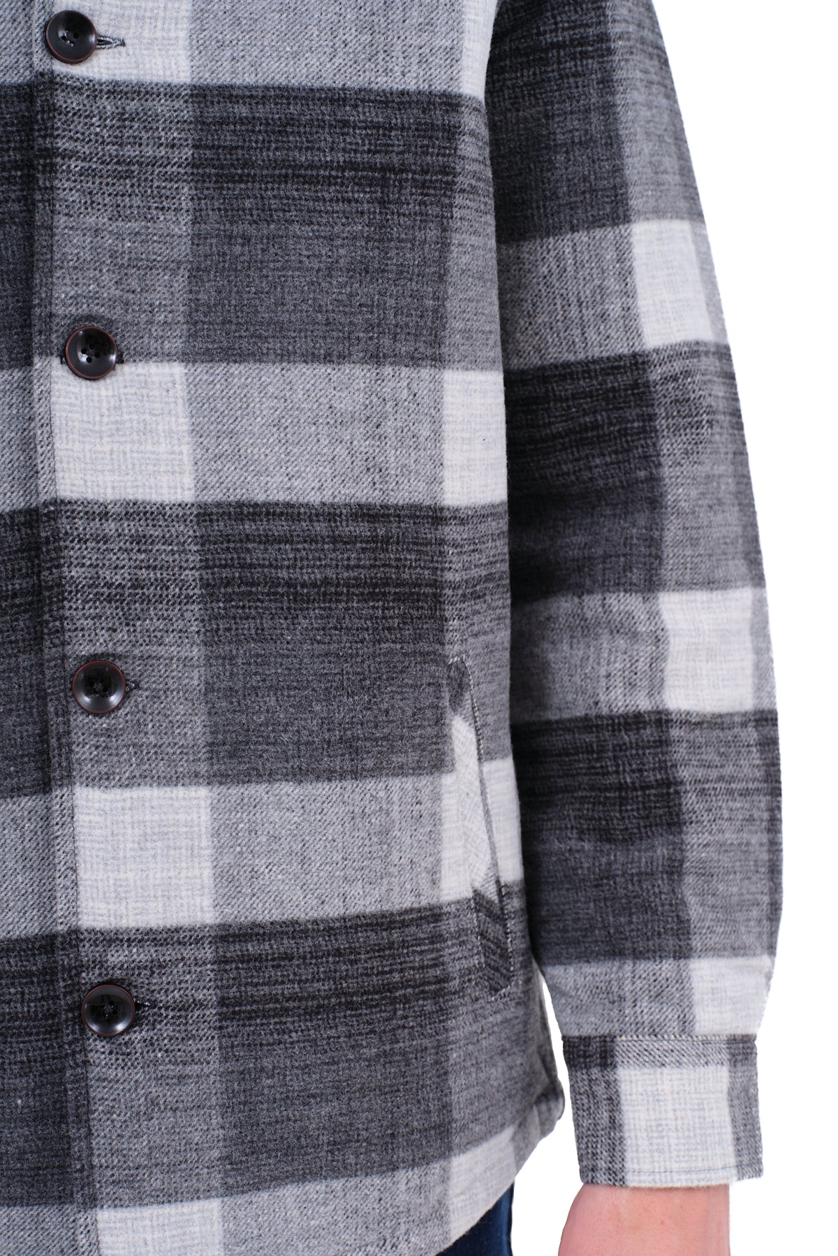 ΑΝΔΡΙΚΟ OVERSHIRT LES GENT'S ΚΑΡΟ ΓΚΡΙ ΑΝΟΙΧΤΟ