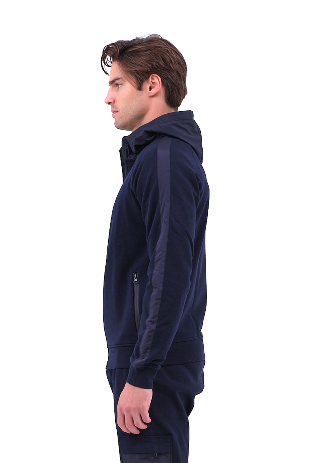 ΑΝΔΡΙΚΟ SWEAT SHIRT ΜΕ ΚΟΥΚΟΥΛΑ PORTOBELLO'S ΣΤΟ ΜΠΛΕ ΧΡΩΜΑ
