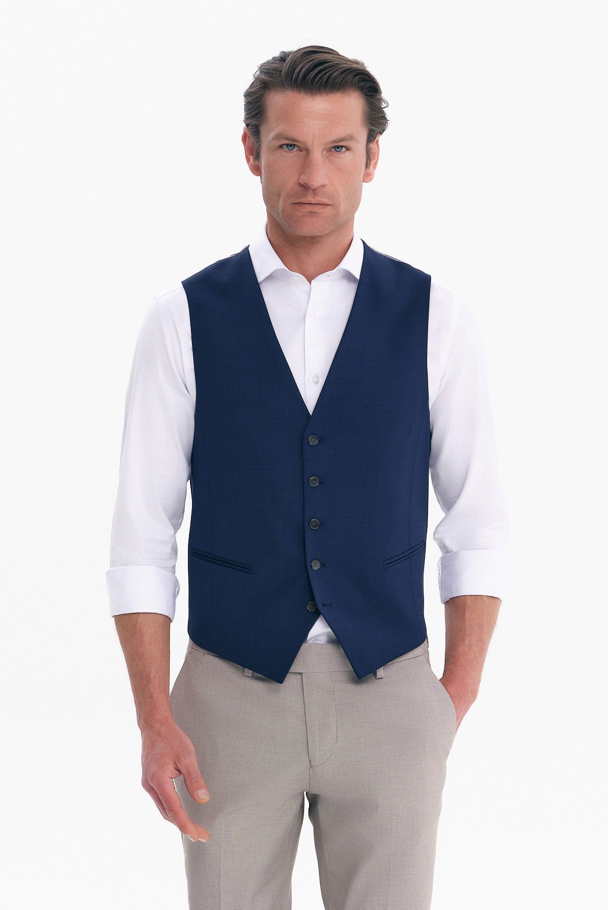 ΑΝΔΡΙΚΟ ΜΠΛΕ ΓΙΛΕΚΟ REGULAR FIT PORTOBELLO'S