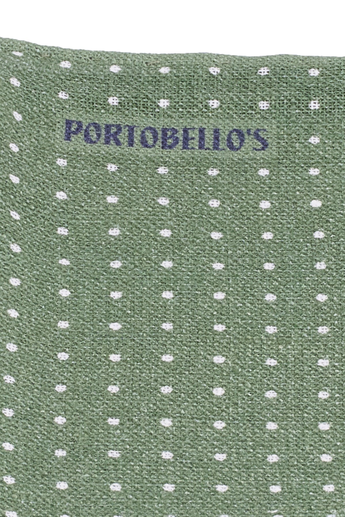 ΑΝΔΡΙΚΟ ΠΡΑΣΙΝΟ ΜΑΝΤΗΛΙ ΠΟΣΕΤ ΛΙΝΟ MOLINELLI ΜΕ DOTS ΚΑΙ ΜΟΤΙΒΑ