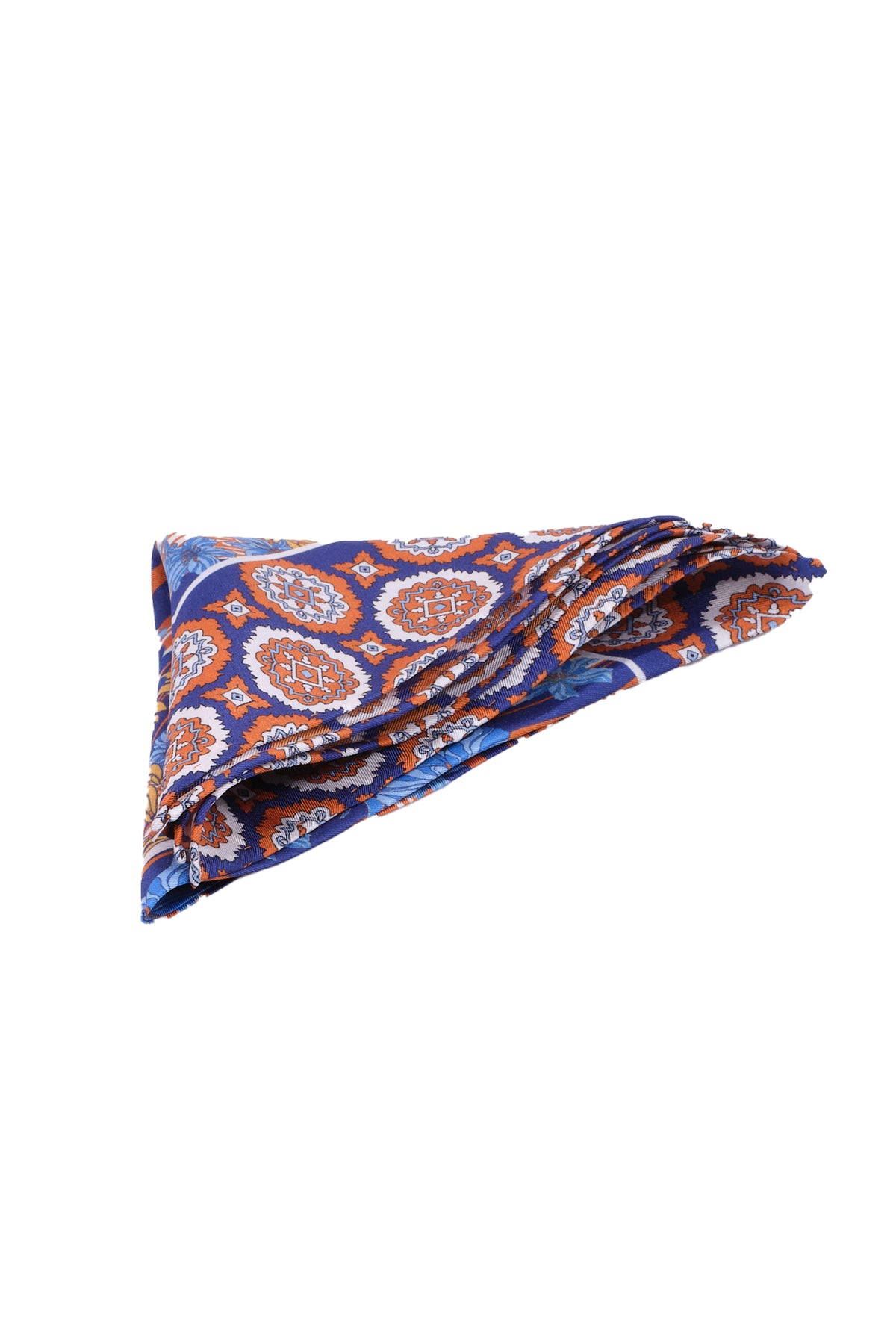 ΑΝΔΡΙΚΟ ΜΠΛΕ ΜΑΝΤΗΛΙ ΠΟΣΕΤ ΜΕΤΑΞΩΤΟ MOLINELLI ΜΕ ΛΟΥΛΟΥΔΙΑ ΚΑΙ ΜΟΤΙΒΑ