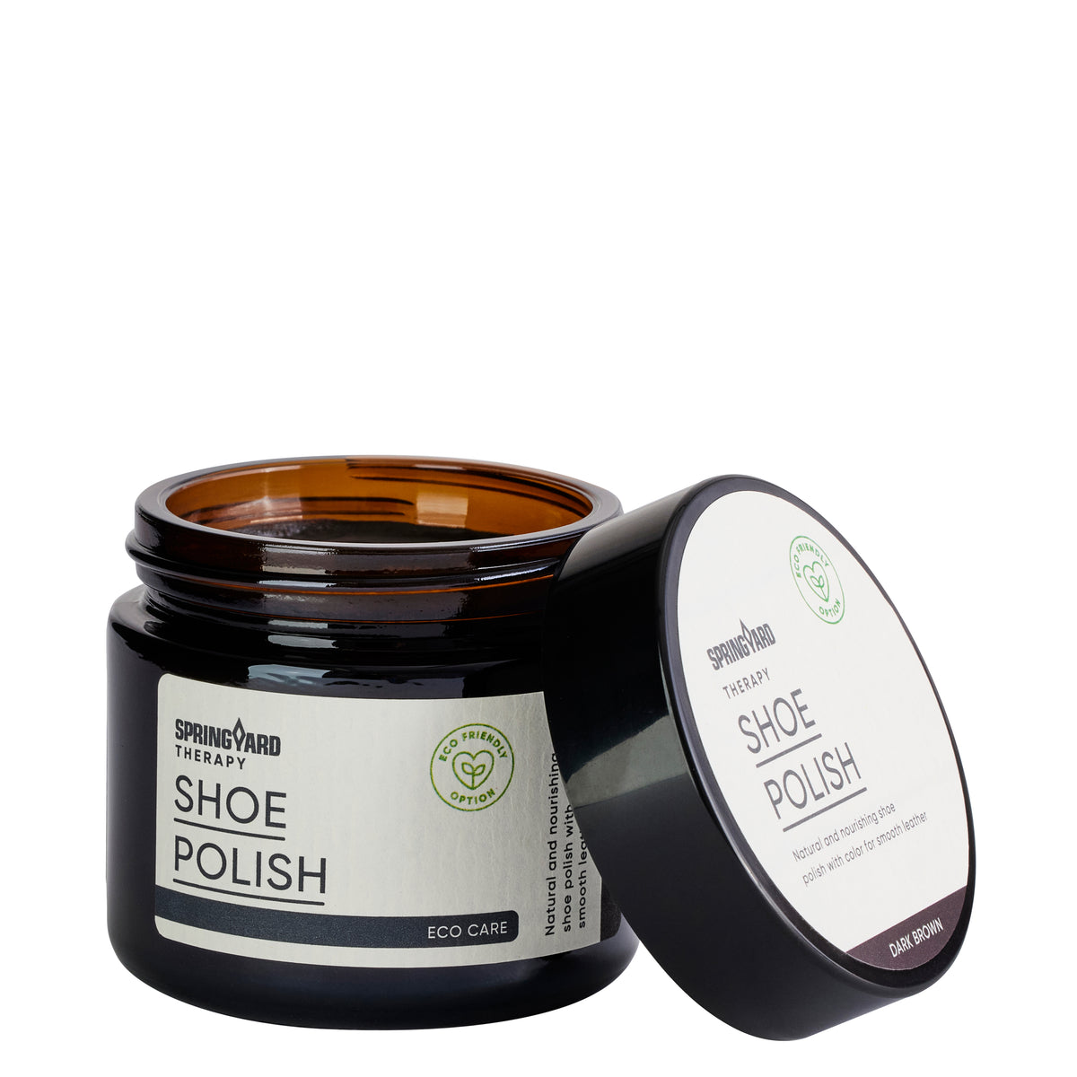 SHOE POLISH DARK BROWN 60ML SPRINGYARD