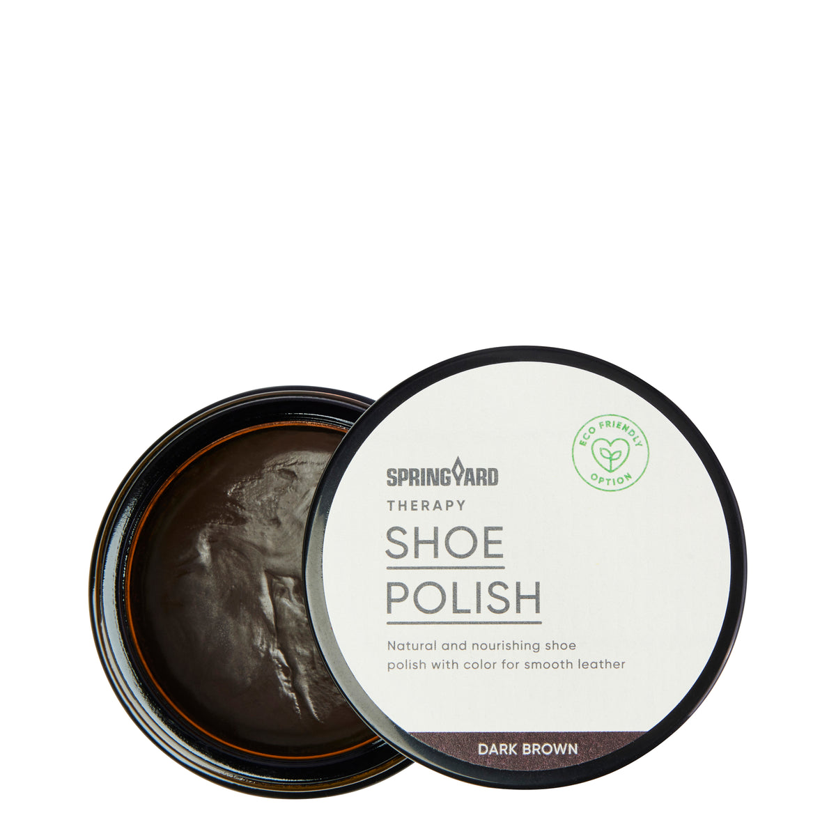 SHOE POLISH DARK BROWN 60ML SPRINGYARD