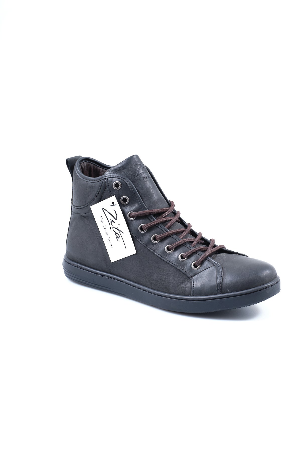 ΑΝΔΡΙΚΑ ΜΑΥΡΑ ΔΕΡΜΑΤΙΝΑ ΥΠΟΔΗΜΑΤΑ SNEAKERS ΜΠΟΤΑΚΙΑ PORTOBELLO'S
