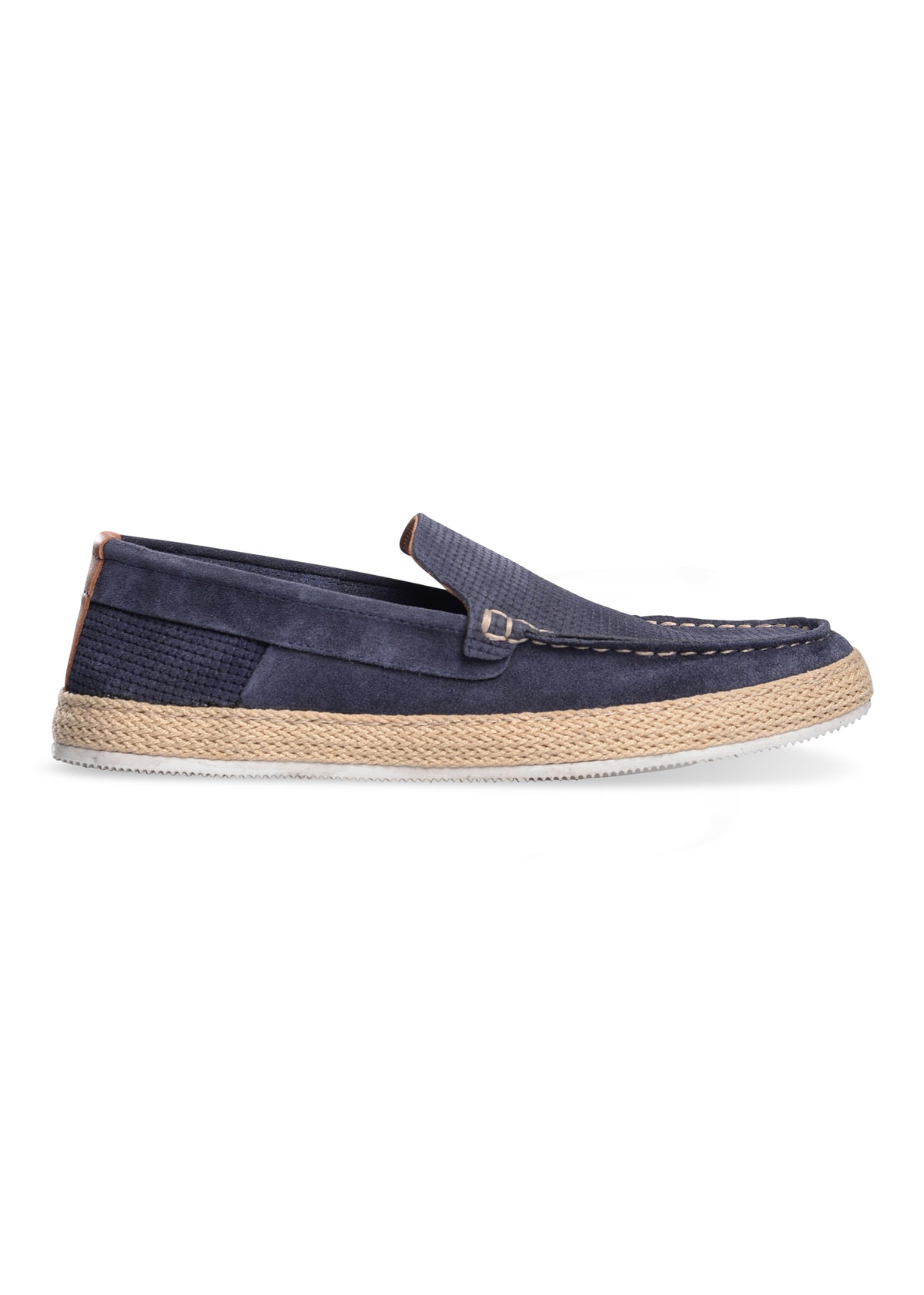 ΑΝΔΡΙΚΕΣ ΔΕΡΜΑΤΙΝΕΣ SUEDE ΕΣΠΑΝΤΡΙΓΙΕΣ PORTOBELLO'S ΣΕ ΜΠΛΕ ΧΡΩΜΑ ΜΕ ΜΙΚΡΟΣΧΕΔΙΟ