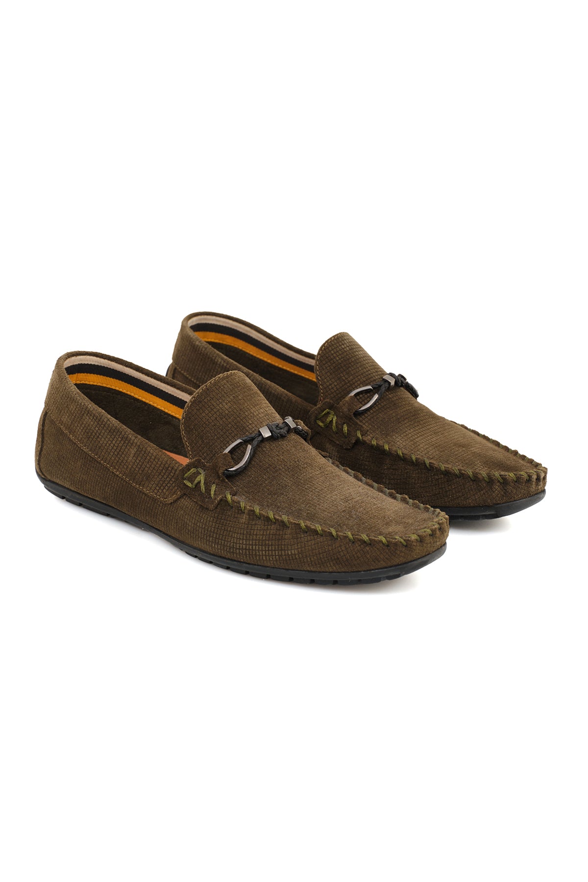 ΑΝΔΡΙΚΑ ΠΑΠΟΥΤΣΙΑ LOAFERS ΣΚΟΥΡΟ ΠΡΑΣΙΝΟ PORTOBELLO'S