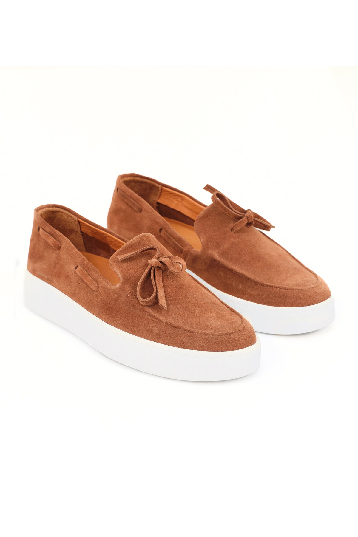 ΑΝΔΡΙΚΑ ΠΑΠΟΥΤΣΙΑ LOAFERS ΜΕ ΚΟΡΔΟΝΙ ΚΑΙ ΛΕΥΚΗ ΣΟΛΑ PORTOBELLO'S