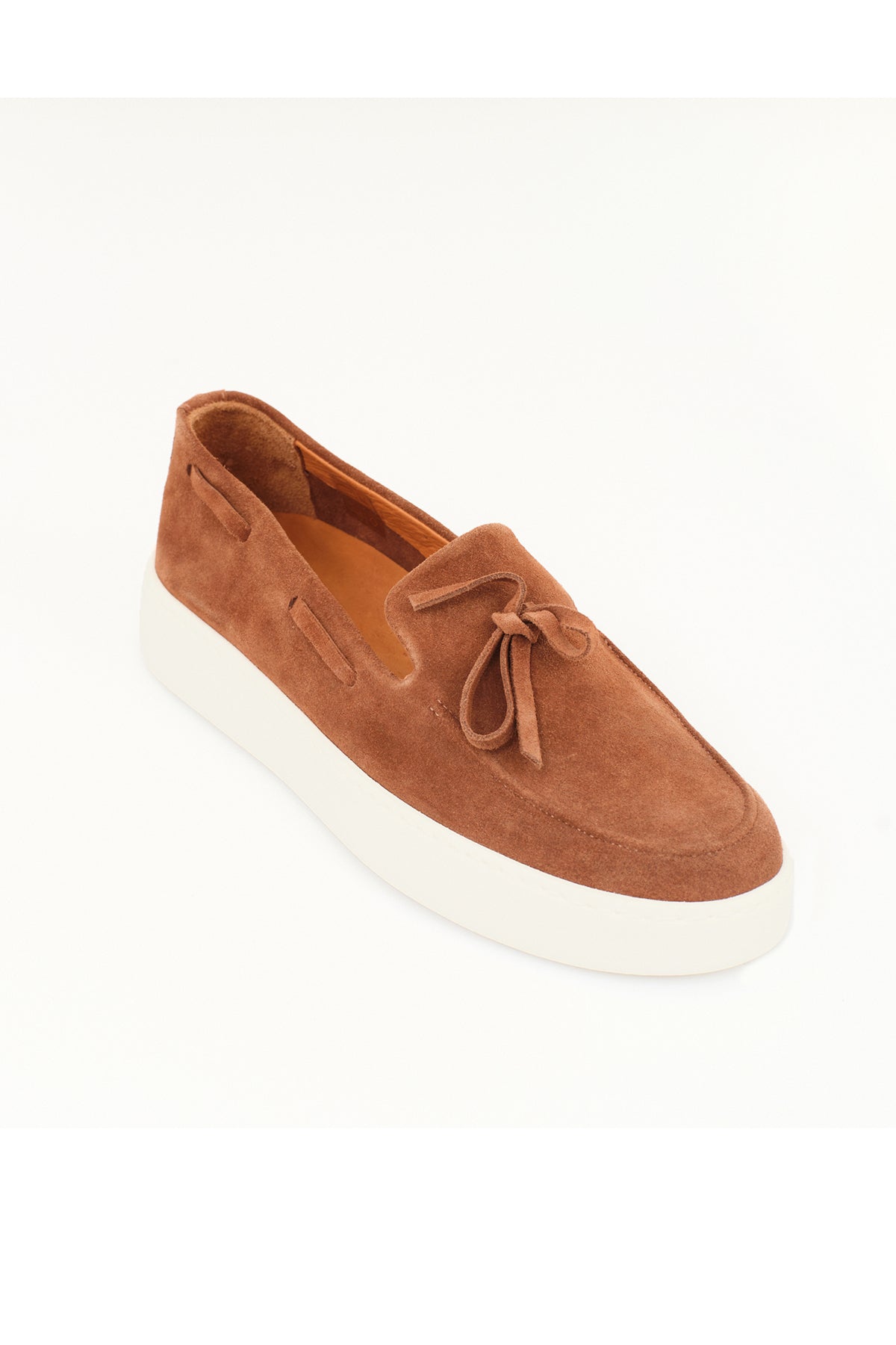 ΑΝΔΡΙΚΑ ΠΑΠΟΥΤΣΙΑ LOAFERS ΜΕ ΚΟΡΔΟΝΙ ΚΑΙ ΛΕΥΚΗ ΣΟΛΑ PORTOBELLO'S
