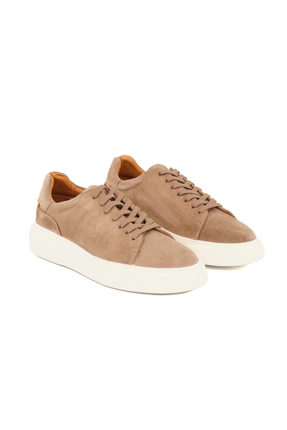 ΑΝΔΡΙΚΑ ΠΑΠΟΥΤΣΙΑ SUEDE SNEAKERS ΣΚΟΥΡΟ ΜΠΕΖ PORTOBELLO'S