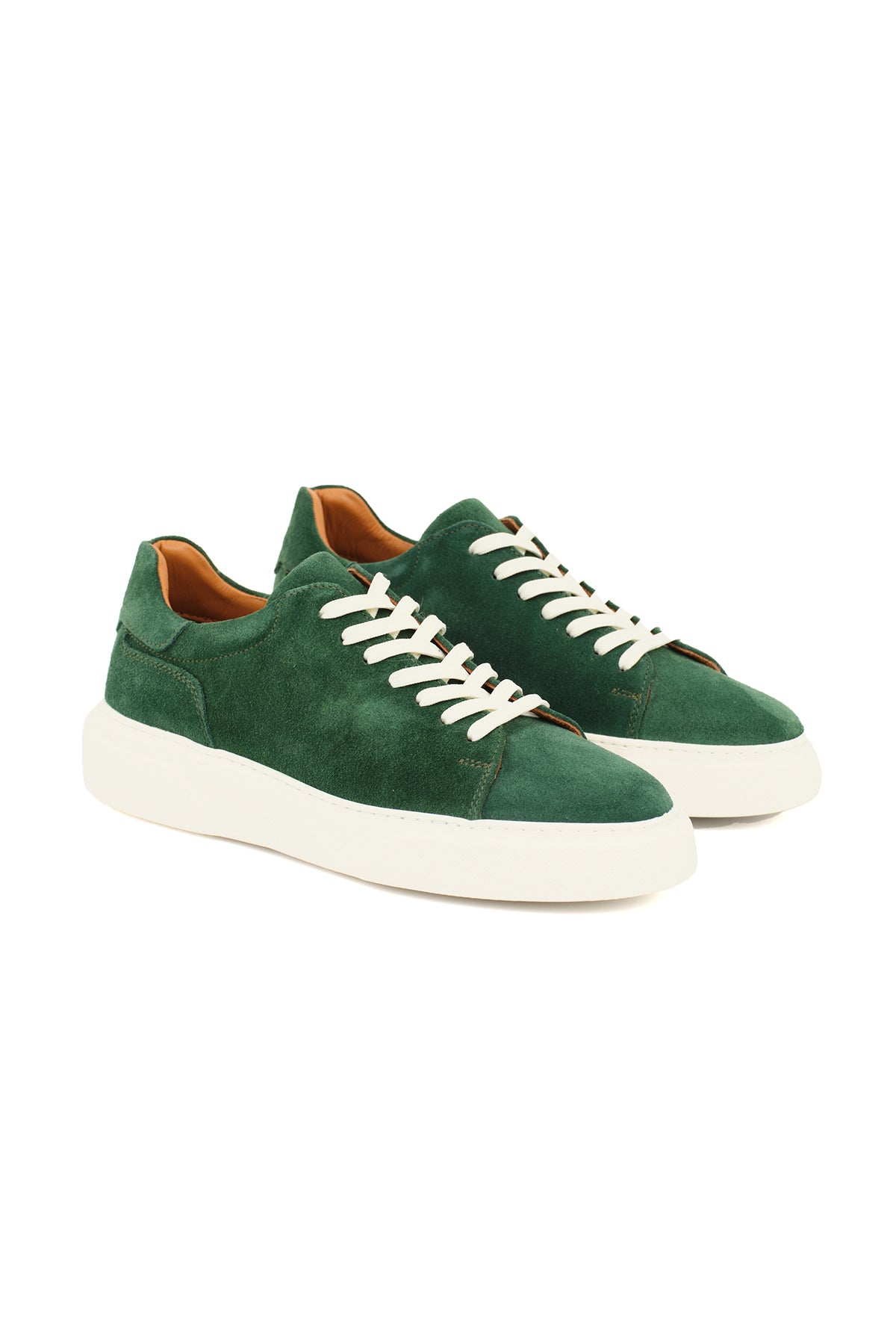 ΑΝΔΡΙΚΑ ΠΑΠΟΥΤΣΙΑ SUEDE SNEAKERS ΠΡΑΣΙΝΑ PORTOBELLO'S