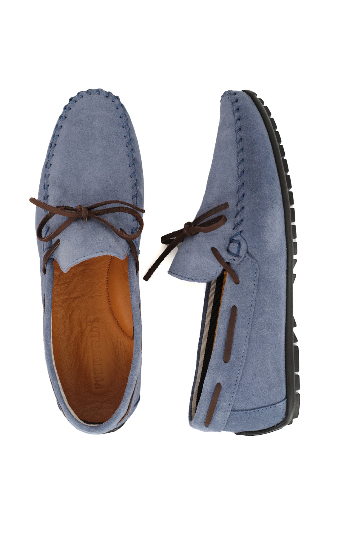 ΑΝΔΡΙΚΑ ΠΑΠΟΥΤΣΙΑ SUEDE CAR LOAFERS ΣΙΕΛ PORTOBELLO'S