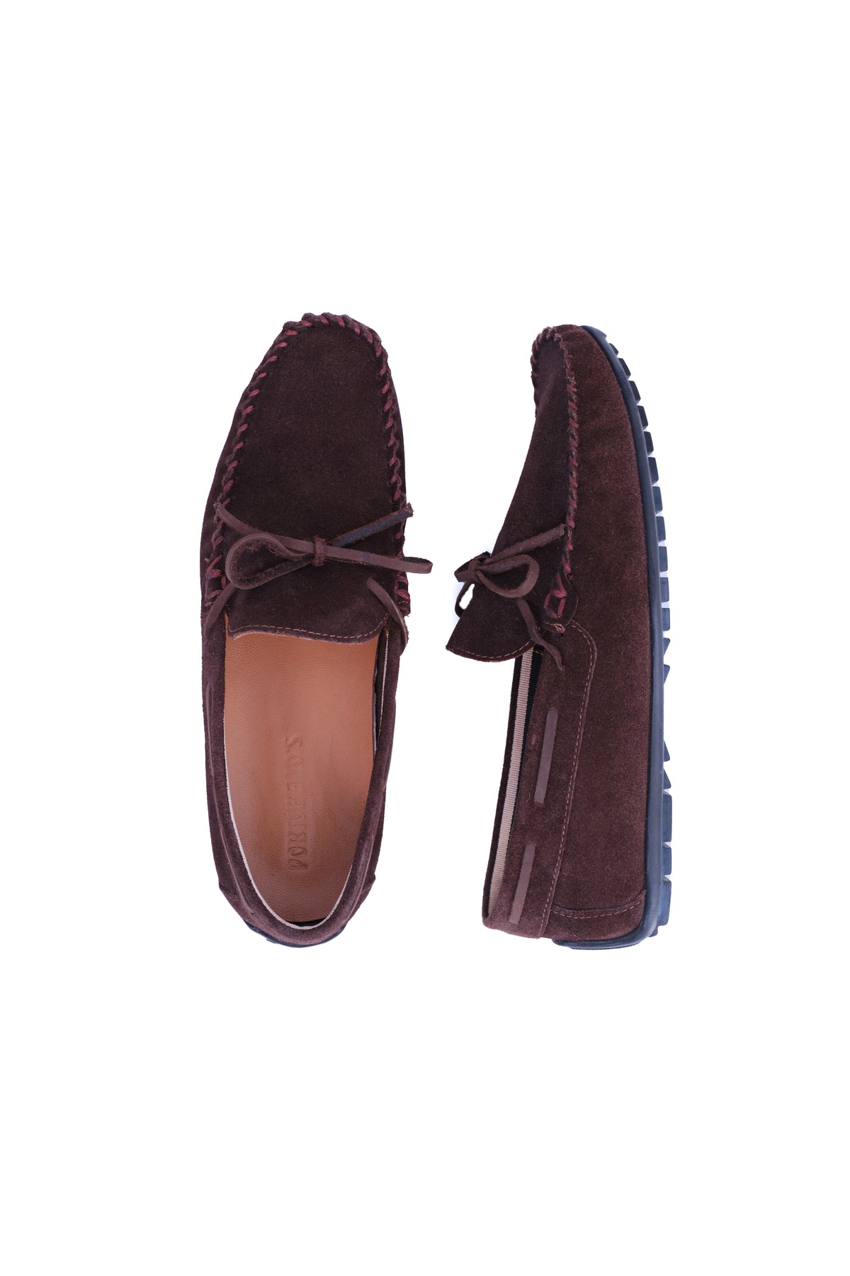 ΑΝΔΡΙΚΑ ΠΑΠΟΥΤΣΙΑ SUEDE CAR LOAFERS ΚΑΦΕ PORTOBELLO'S