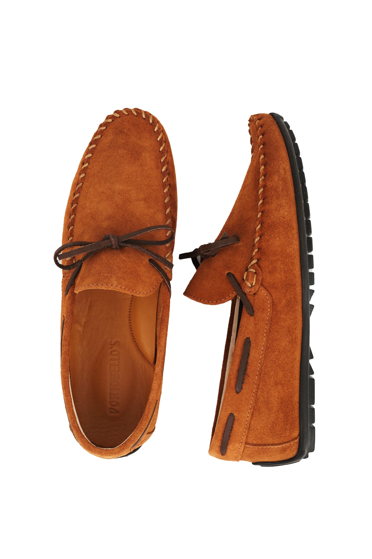 ΑΝΔΡΙΚΑ ΠΑΠΟΥΤΣΙΑ SUEDE CAR LOAFERS ΚΑΜΗΛΟ PORTOBELLO'S
