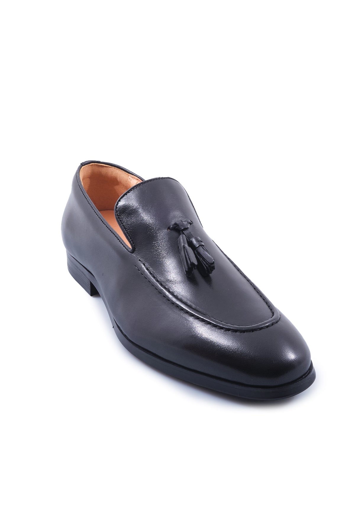 ΑΝΔΡΙΚΑ ΔΕΡΜΑΤΙΝΑ ΥΠΟΔΗΜΑΤΑ TASSEL LOAFERS PORTOBELLO'S ΣΕ ΜΑΥΡΟ ΧΡΩΜΑ
