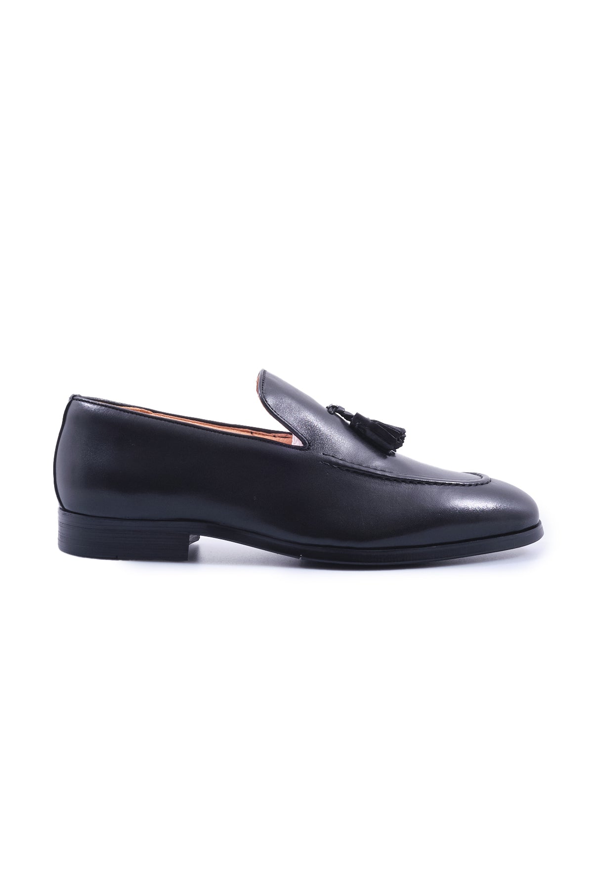 ΑΝΔΡΙΚΑ ΔΕΡΜΑΤΙΝΑ ΥΠΟΔΗΜΑΤΑ TASSEL LOAFERS PORTOBELLO'S ΣΕ ΜΑΥΡΟ ΧΡΩΜΑ
