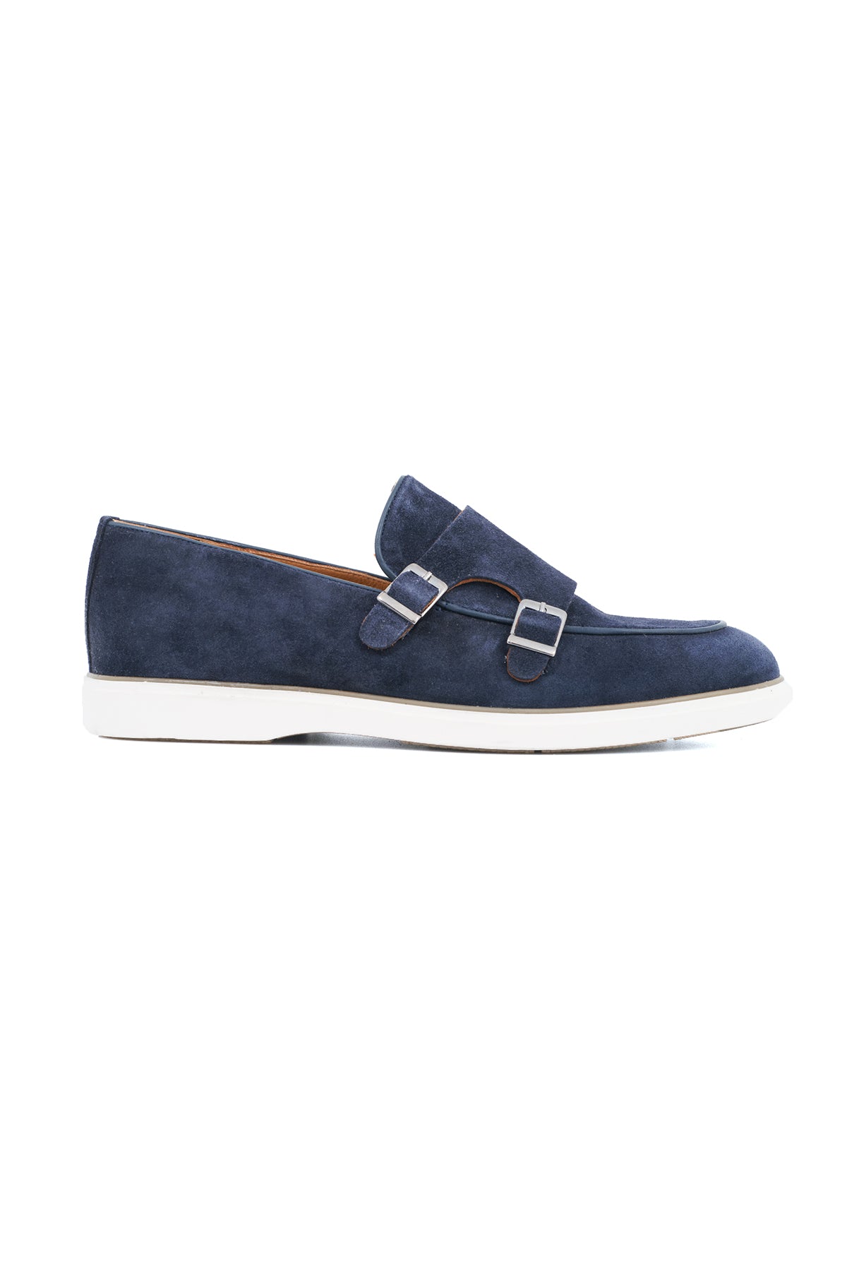 ΑΝΔΡΙΚΑ ΠΑΠΟΥΤΣΙΑ SUEDE DOUBLE MONK STRAPS ΜΠΛΕ PORTOBELLO'S