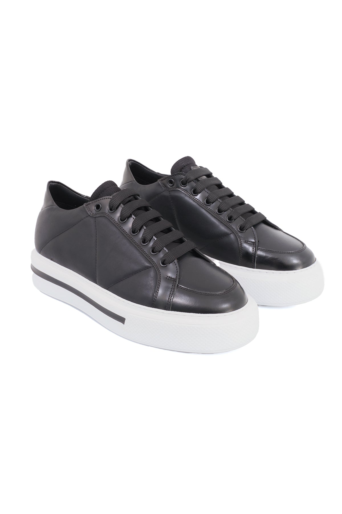ΑΝΔΡΙΚΑ ΠΑΠΟΥΤΣΙΑ SNEAKERS ΜΑΥΡΑ ΜΕ ΧΟΝΤΡΗ ΣΟΛΑ PORTOBELLO'S