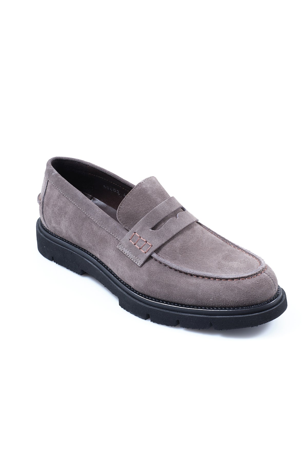 ΑΝΔΡΙΚΑ SUEDE ΓΚΡΙ ΥΠΟΔΗΜΑΤΑ LOAFERS PORTOBELLO'S