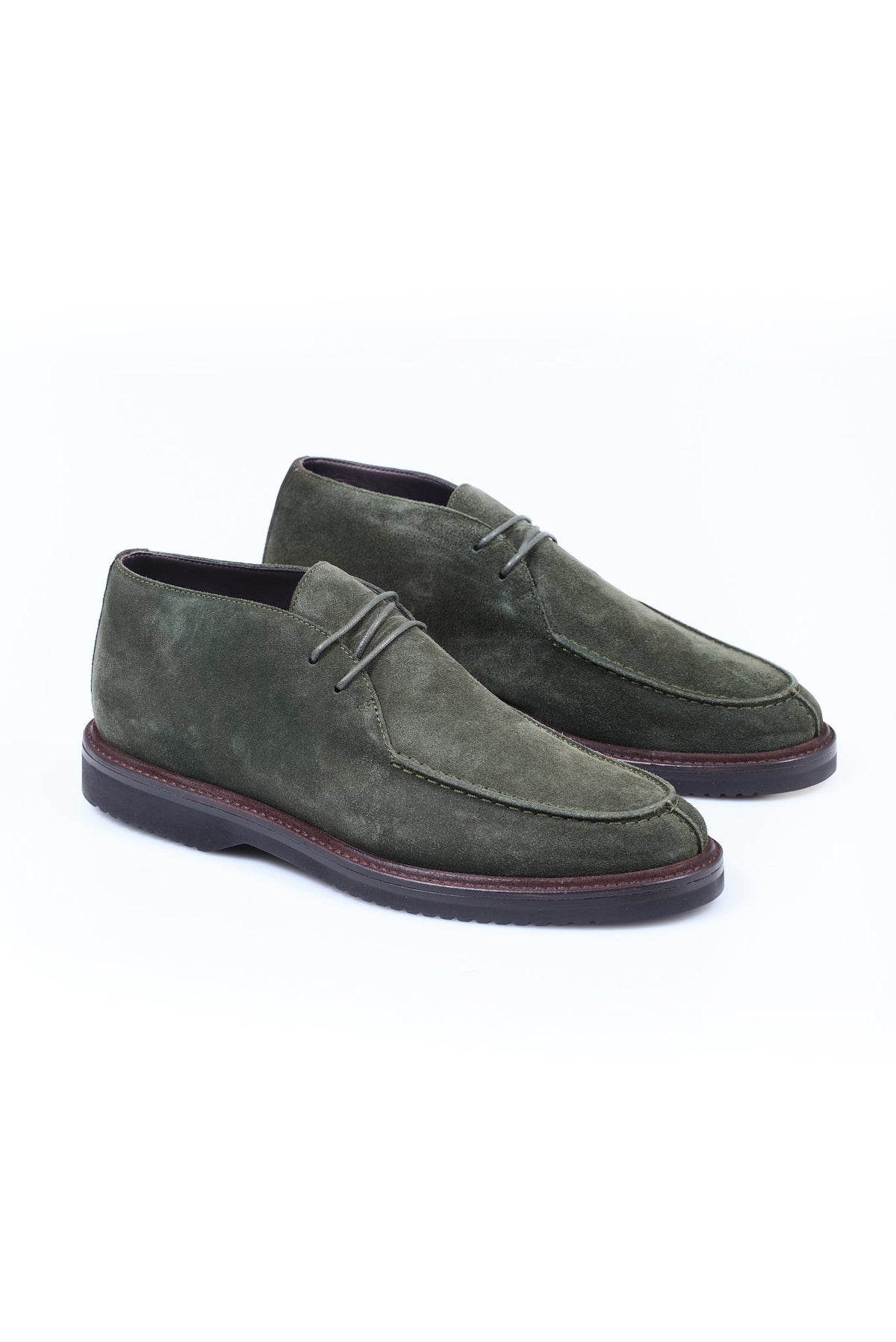ΑΝΔΡΙΚΑ ΠΡΑΣΙΝΑ ΔΕΡΜΑΤΙΝΑ SUEDE CHUKKA ORTIGNI