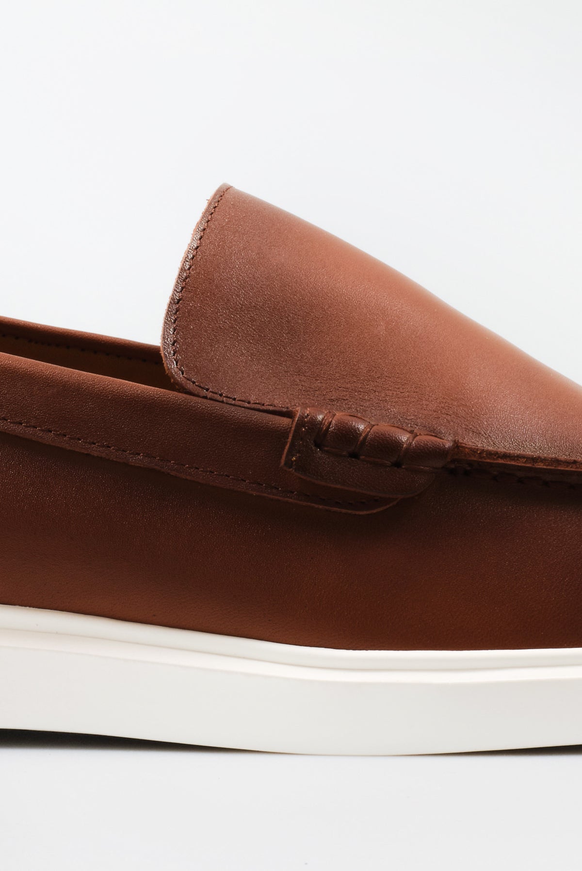 ΑΝΔΡΙΚΑ ΔΕΡΜΑΤΙΝΑ ΥΠΟΔΗΜΑΤΑ LOAFERS PORTOBELLO'S ΣΕ ΤΑΜΠΑ ΧΡΩΜΑ
