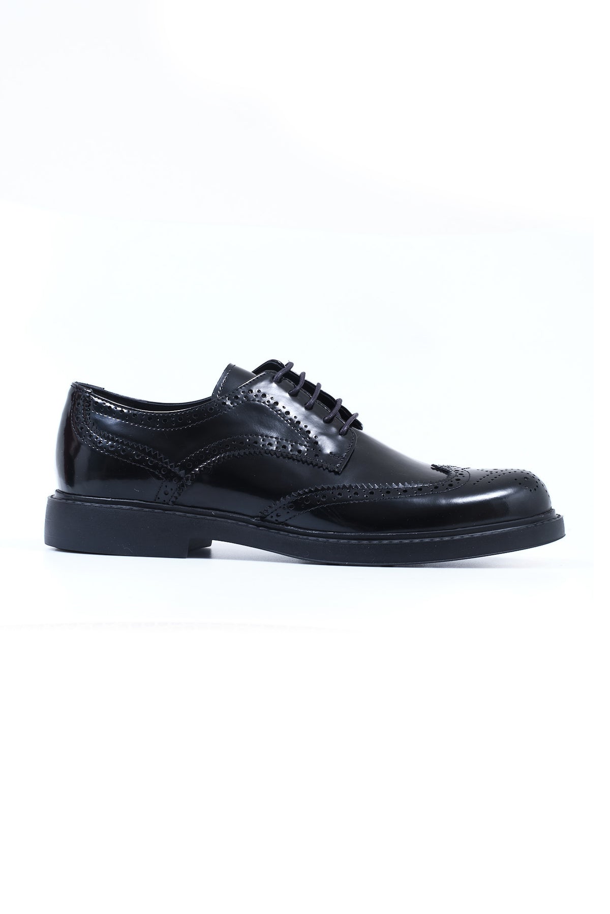 ΑΝΔΡΙΚΑ ΜΑΥΡΑ ΔΕΡΜΑΤΙΝΑ ΥΠΟΔΗΜΑΤΑ DERBY FULL BROGUES PORTOBELLO'S
