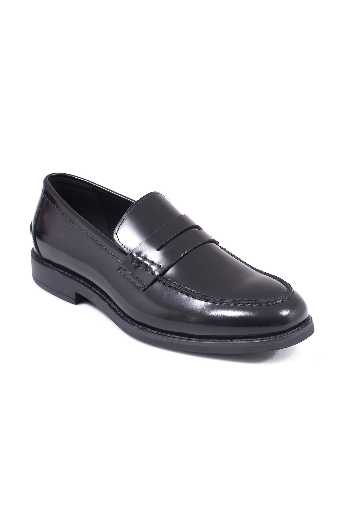 ΑΝΔΡΙΚΑ ΜΑΥΡΑ ΔΕΡΜΑΤΙΝΑ ΥΠΟΔΗΜΑΤΑ LOAFERS PORTOBELLO'S