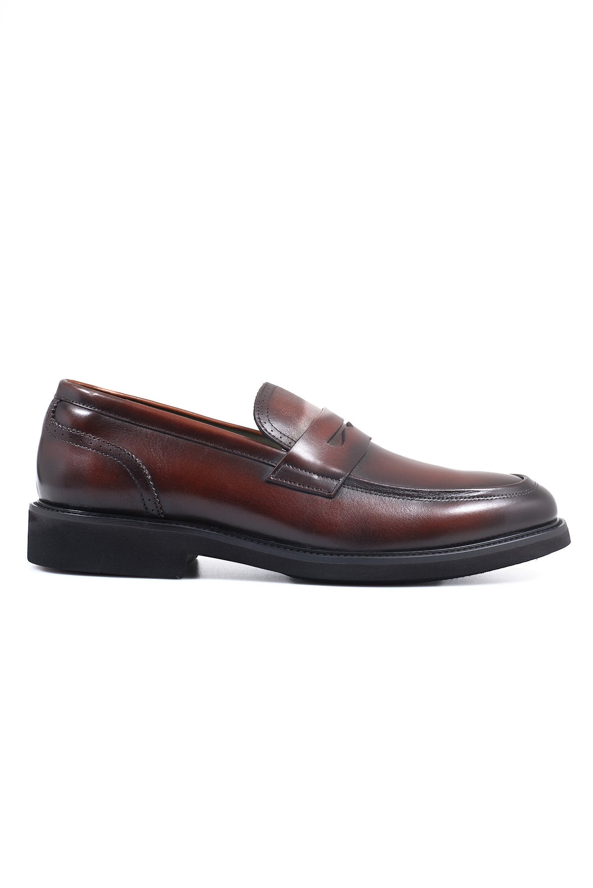 ΑΝΔΡΙΚΑ ΔΕΡΜΑΤΙΝΑ ΥΠΟΔΗΜΑΤΑ LOAFERS ΣΕ ΚΟΝΙΑΚ ΑΠΟΧΡΩΣΗ PORTOBELLO'S