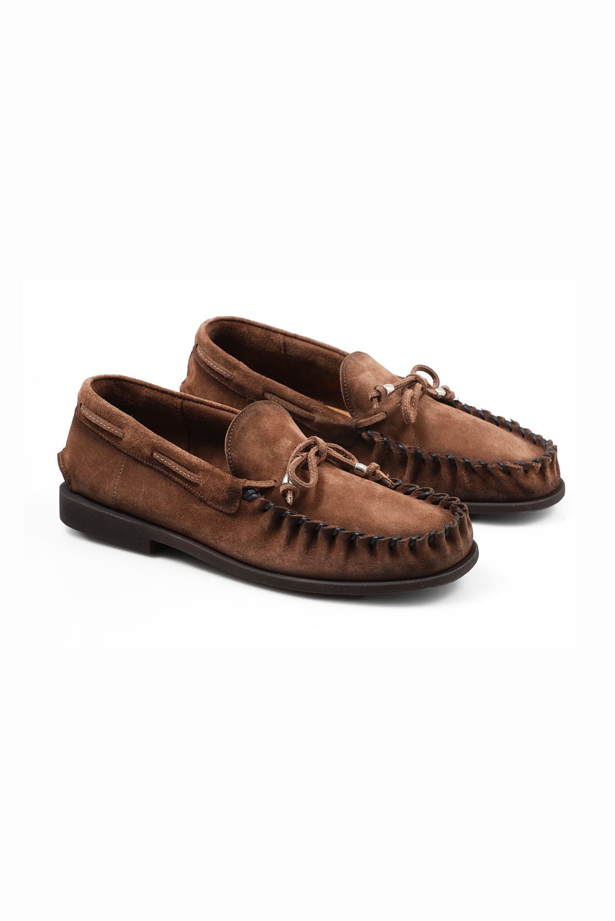 ΑΝΔΡΙΚΑ ΔΕΡΜΑΤΙΝΑ SUEDE ΥΠΟΔΗΜΑΤΑ LOAFERS ALEXANDER HOTTO ΣΕ ΚΑΦΕ ΧΡΩΜΑ